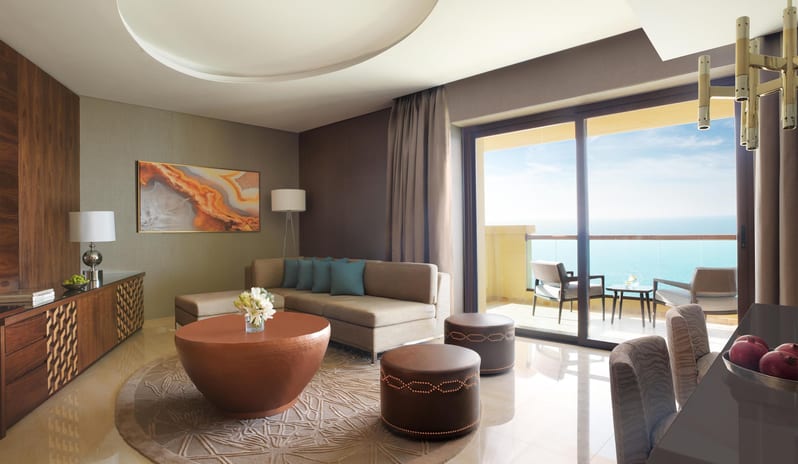 Fairmont Ajman-One Bedroom Suite Lounge_10194